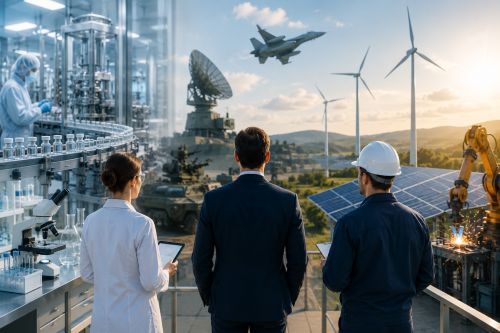 Défense, pharmacie, énergie : les filières industrielles porteuses du recrutement cadre en 2026